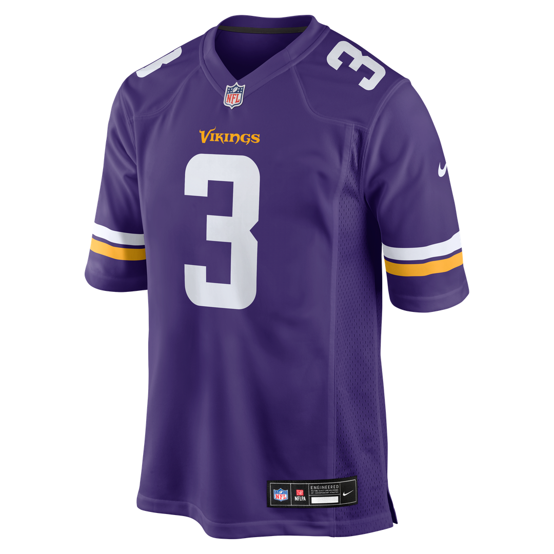 Addison Minnesota Vikings Alternate Game Player Jersey - White