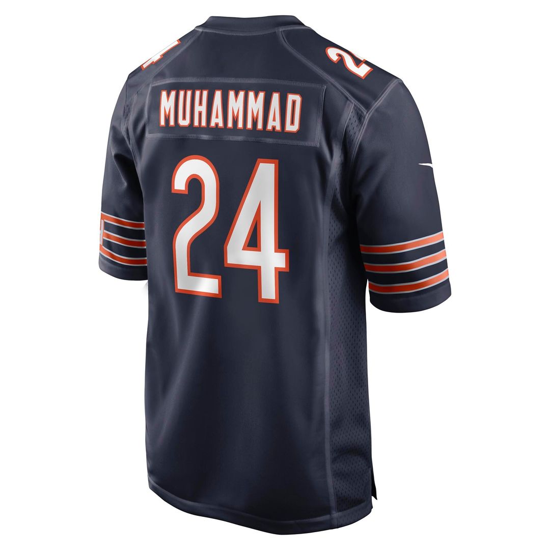 Malik Muhammad Chicago Bears Team Game Jersey - Navy