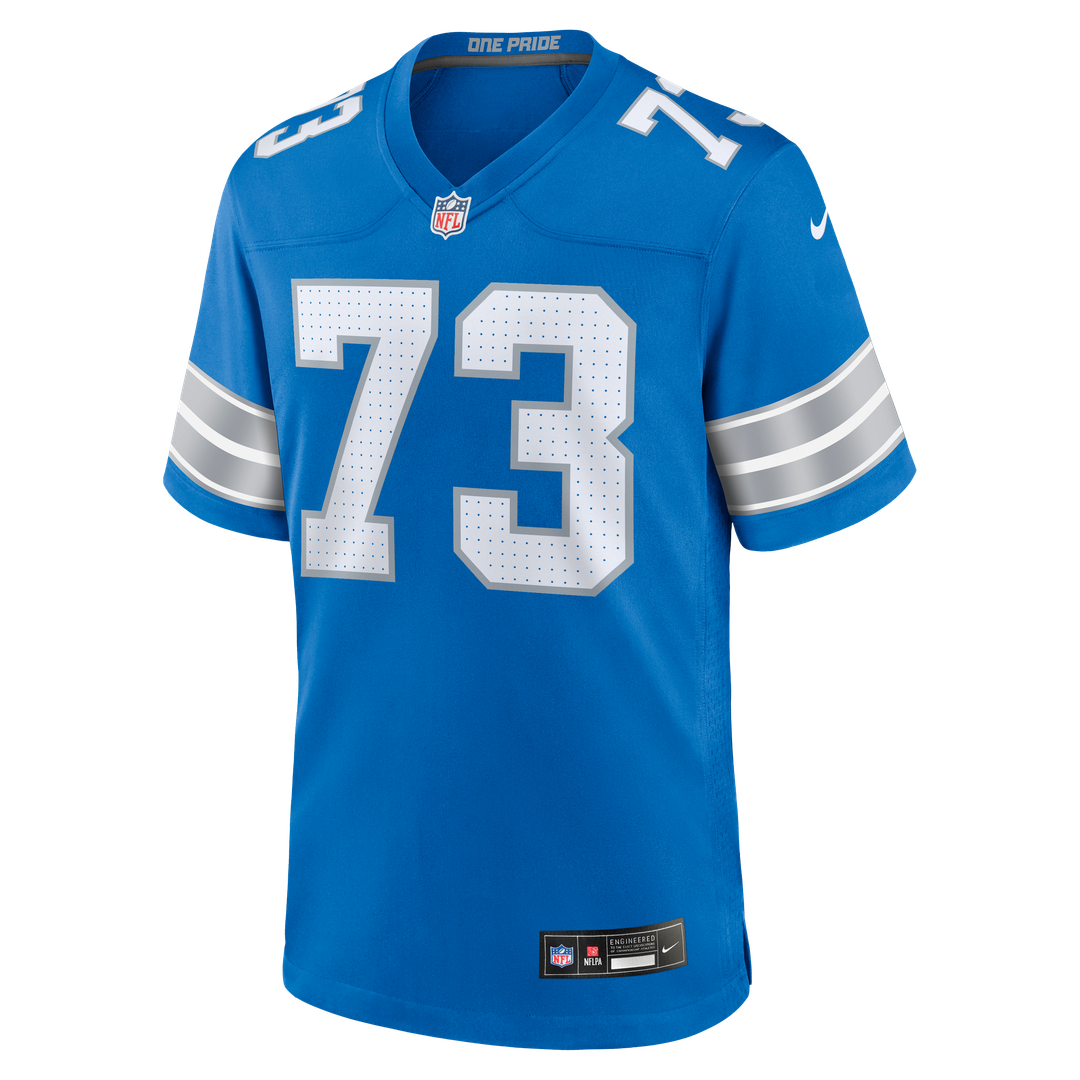 Christian Mahogany Detroit Lions Team Game Jersey - Blue