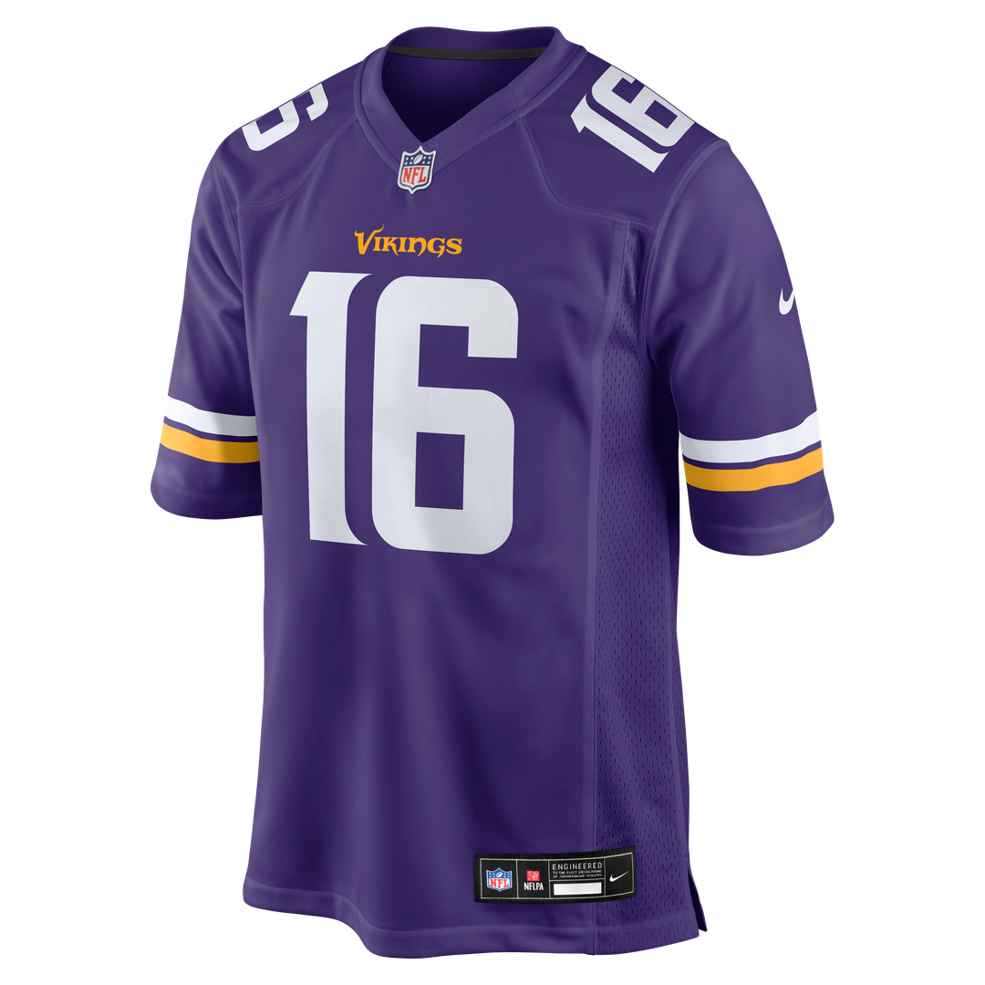 Jaren Hall Minnesota Vikings Game Jersey - Purple