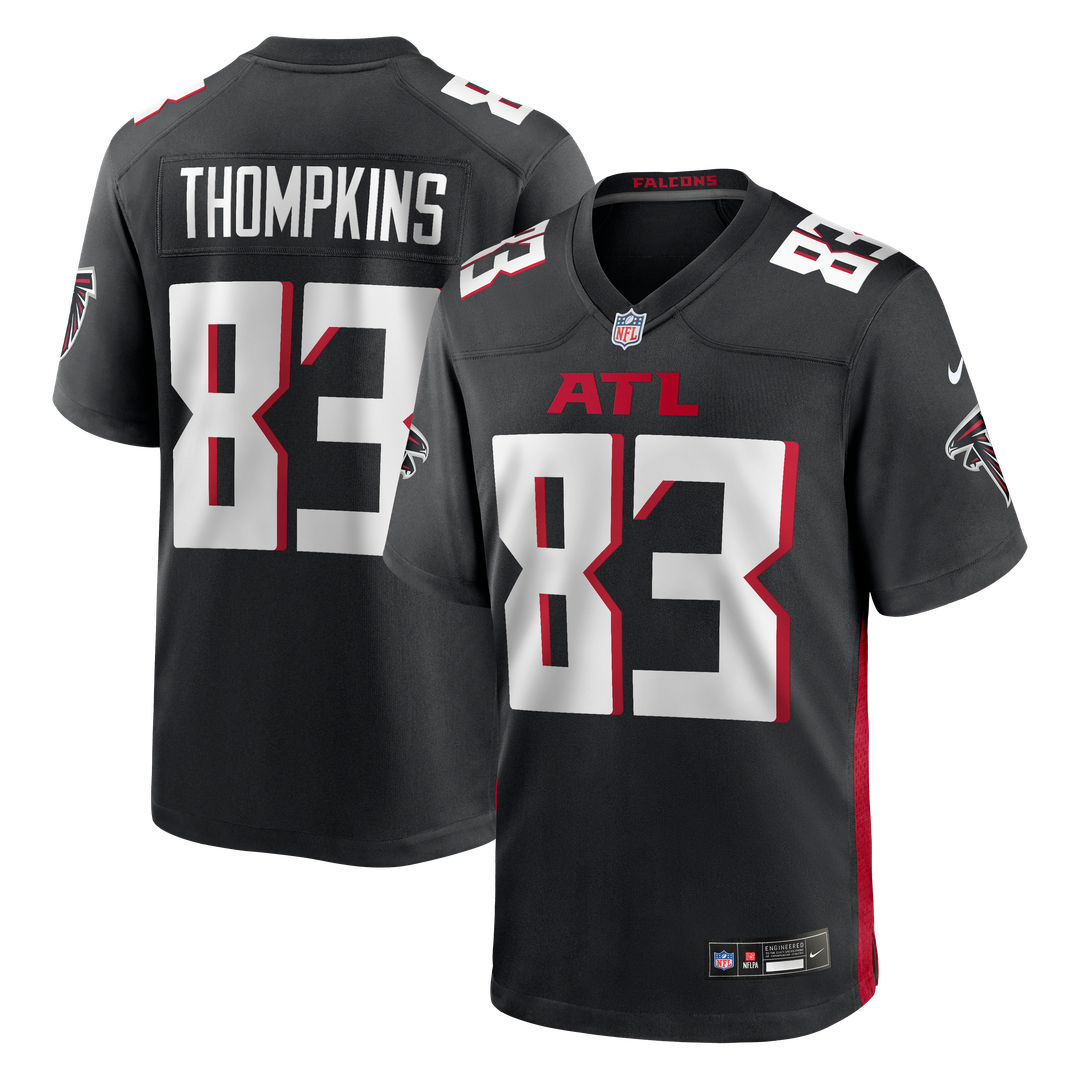 Deven Thompkins Atlanta Falcons Team Game Jersey - Black