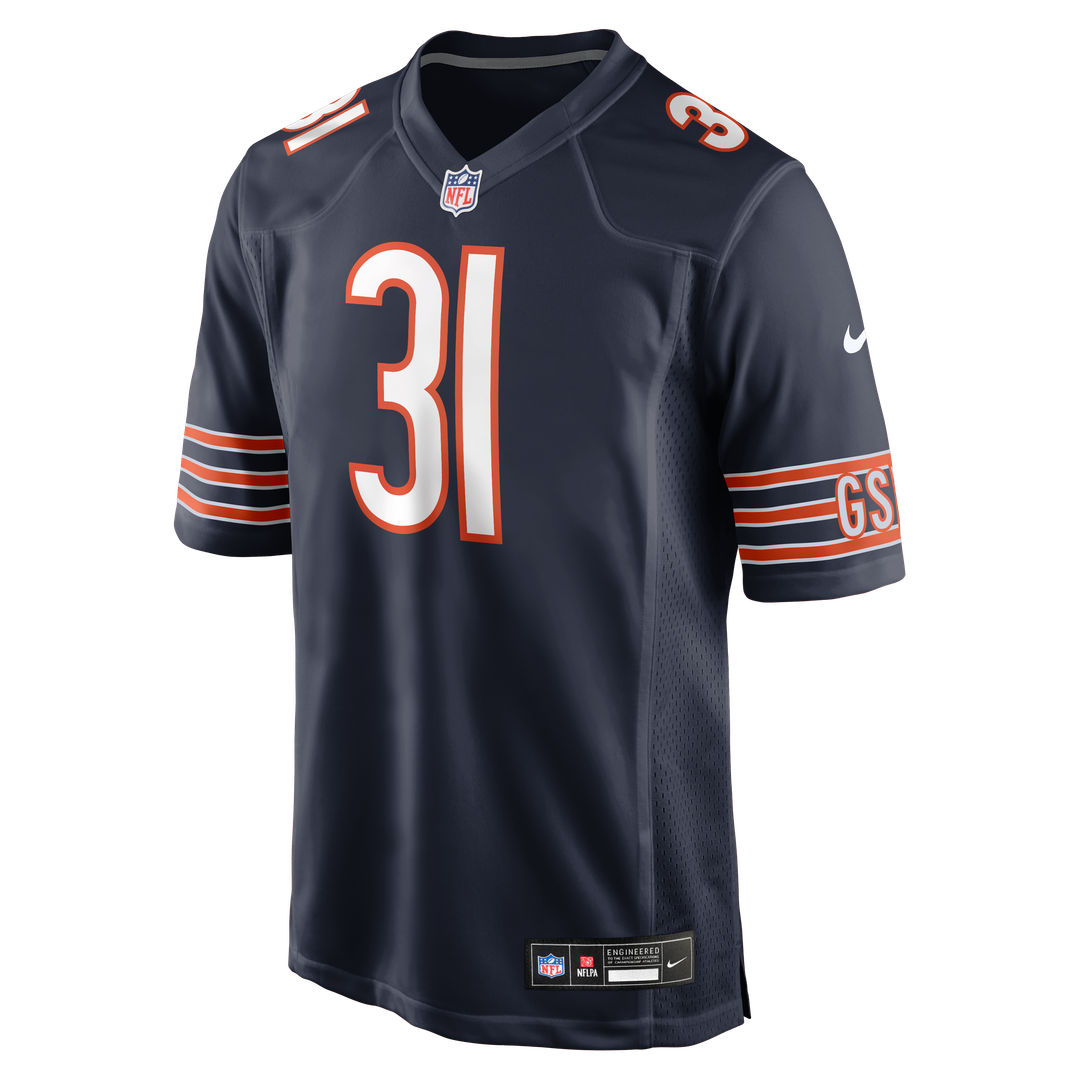 Dillon Thieneman Chicago Bears 2026 NFL Draft First Round Pick No. 25 Team Game Jersey - Navy