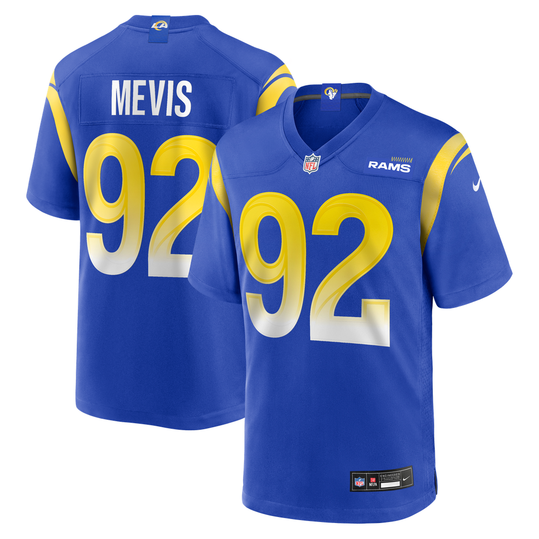 Harrison Mevis Los Angeles Rams Team Game Jersey - Royal
