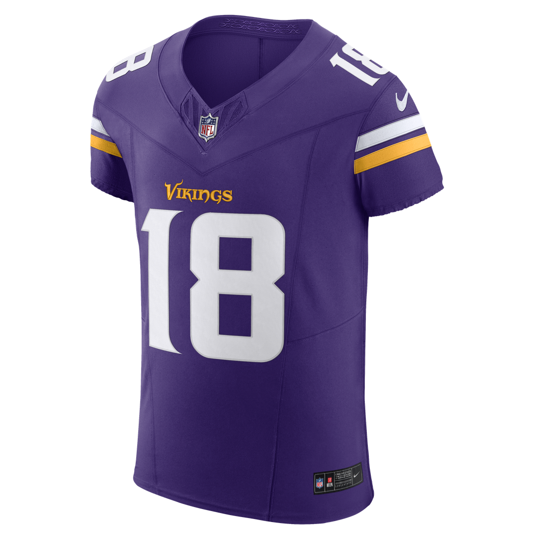 Justin Jefferson Minnesota Vikings Vapor F.U.S.E. Elite Jersey - Purple