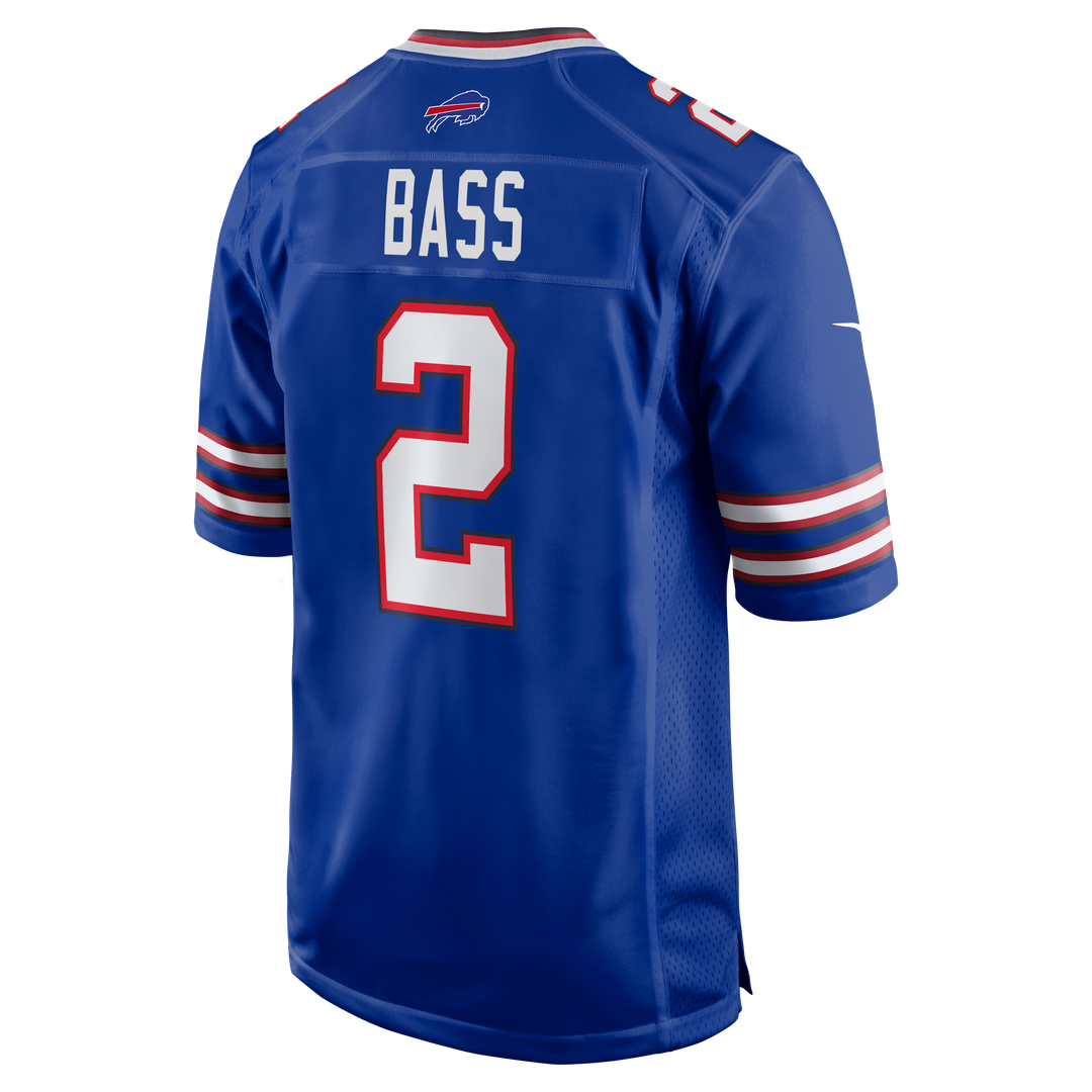 Tyler Bass Buffalo Bills Game Player Jersey - Royal