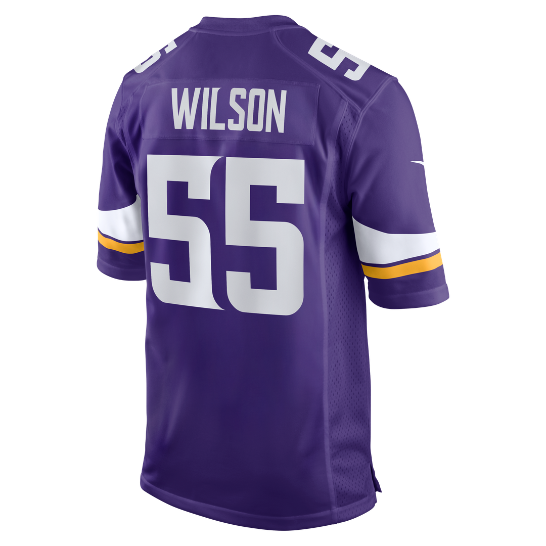 Eric Wilson Minnesota Vikings Team Game Jersey - Purple