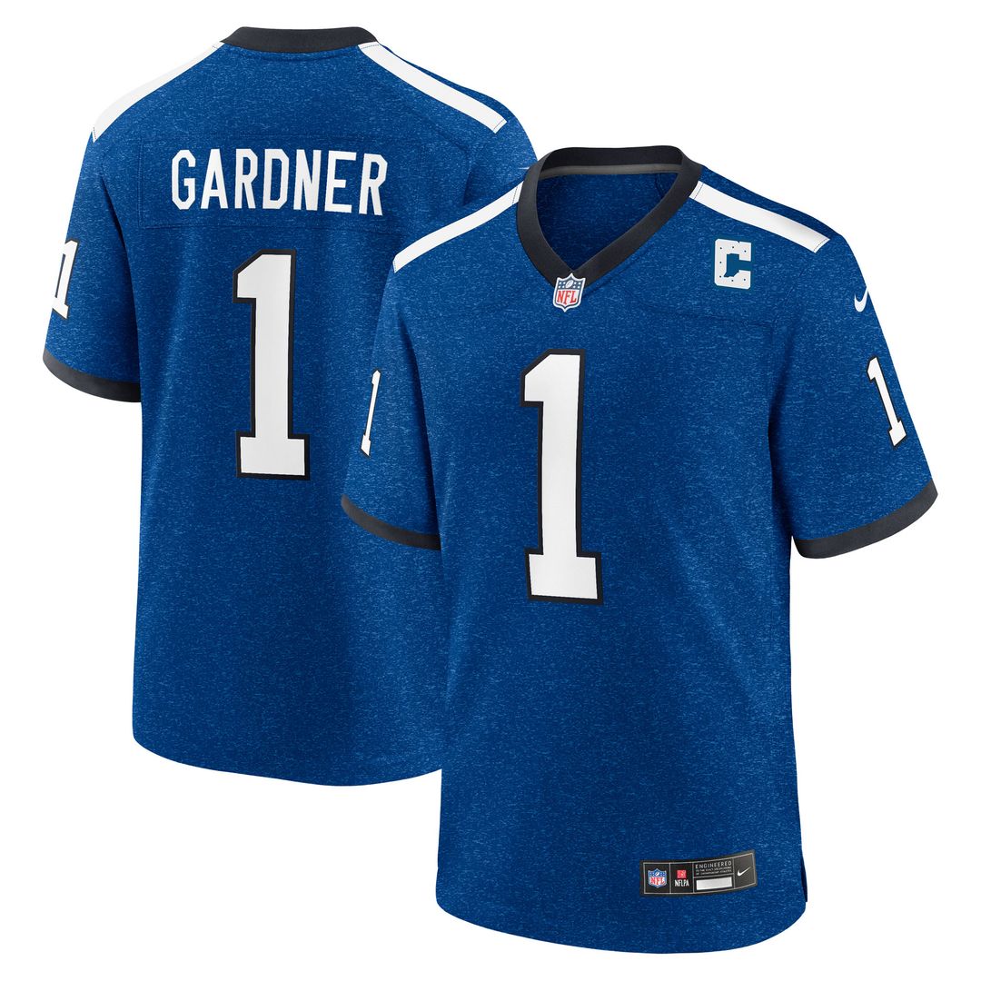 Ahmad Sauce Gardner Indianapolis Colts Team Game Jersey - Royal