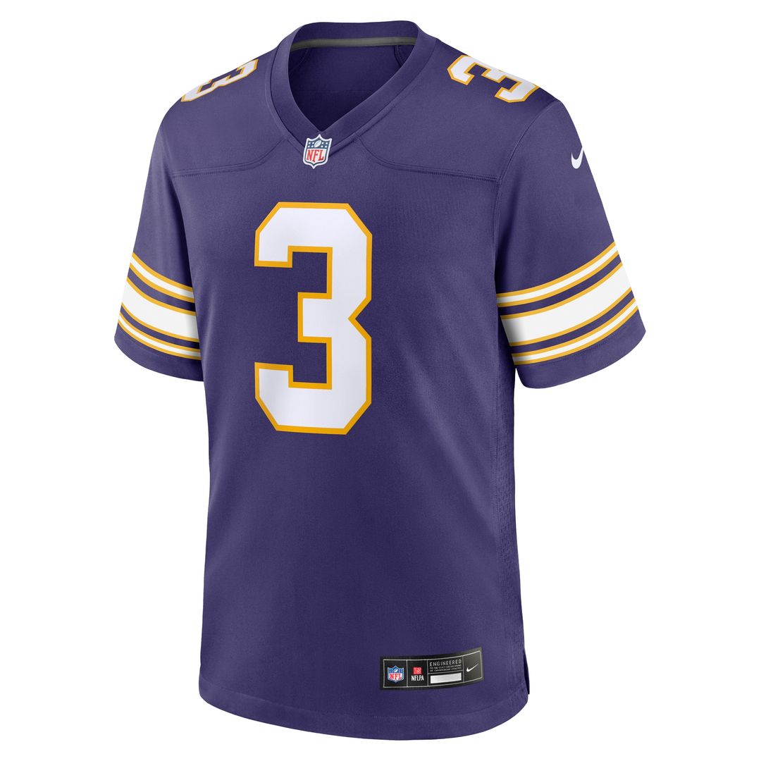 Addison Minnesota Vikings Alternate Game Jersey - Purple
