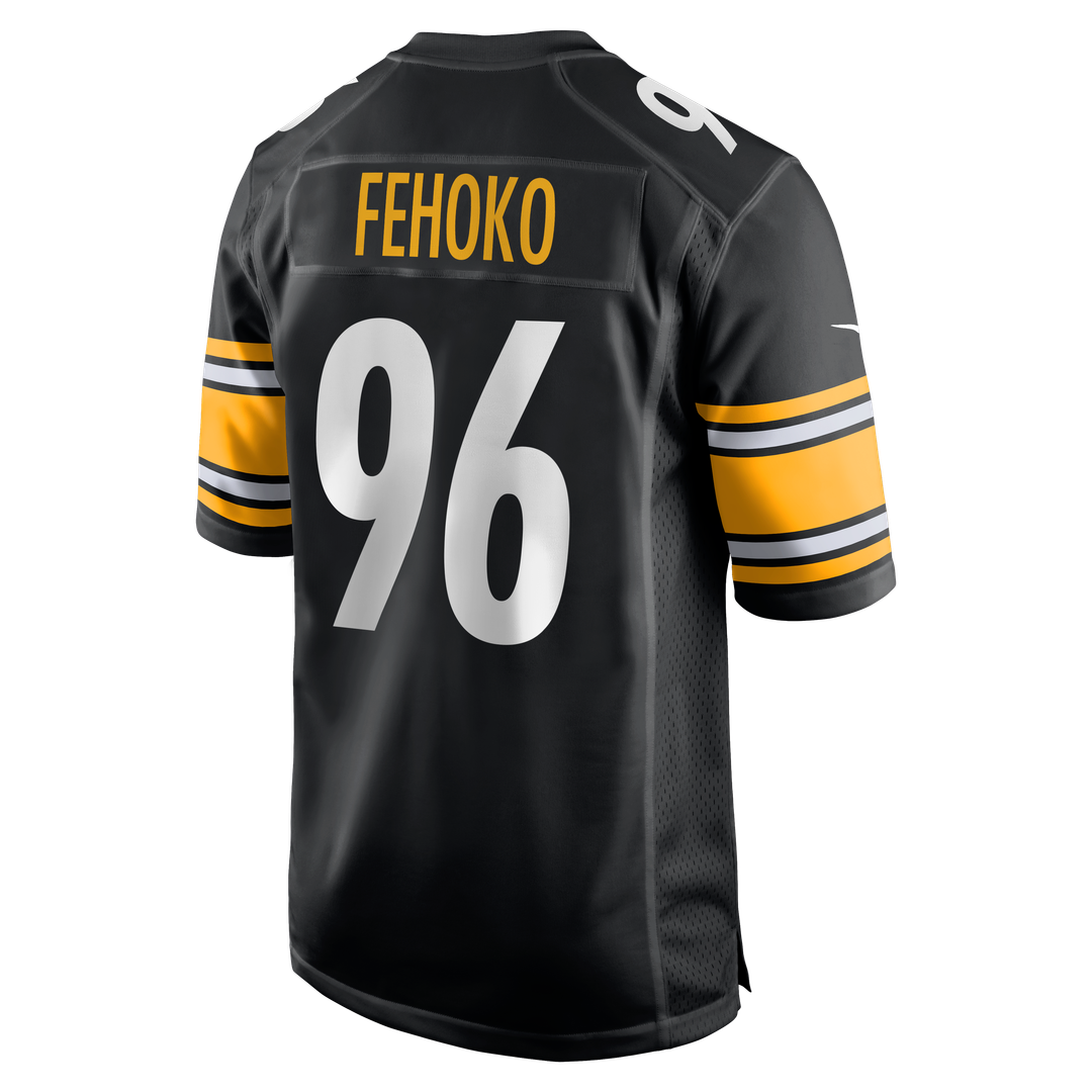 Breiden Fehoko Pittsburgh Steelers Game Jersey - Black