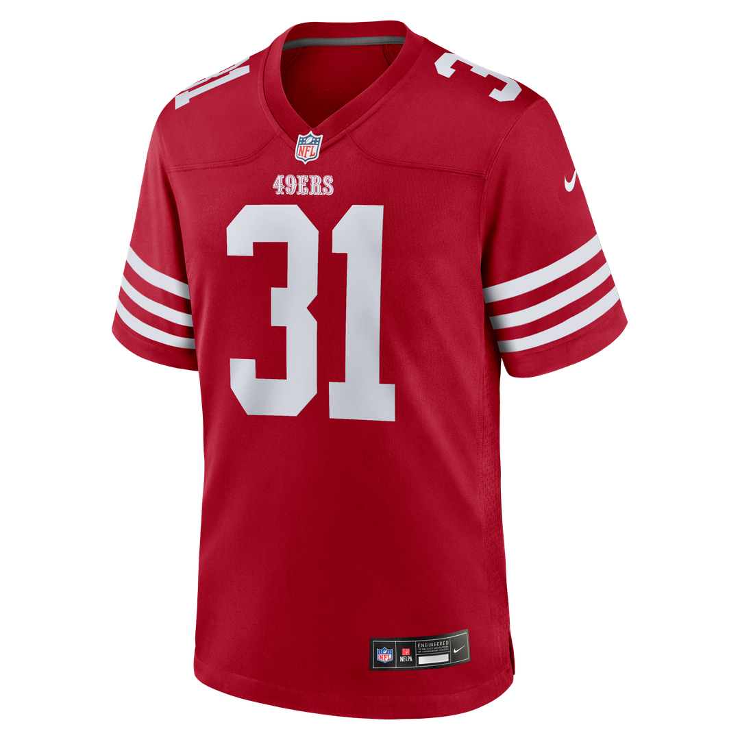 Isaac Guerendo San Francisco 49ers Game Jersey - Scarlet