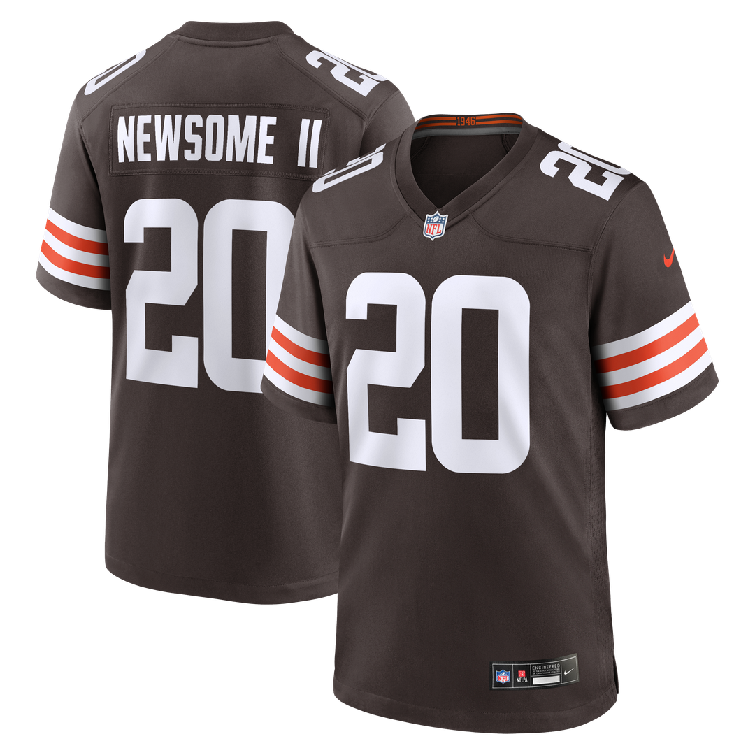 Greg Newsome II Cleveland Browns Game Jersey - Brown