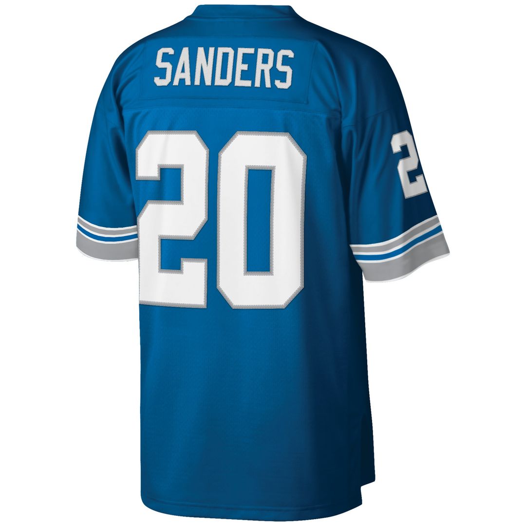 Barry Sanders Detroit Lions Big & Tall 1996 Retired Player Replica Jersey - White