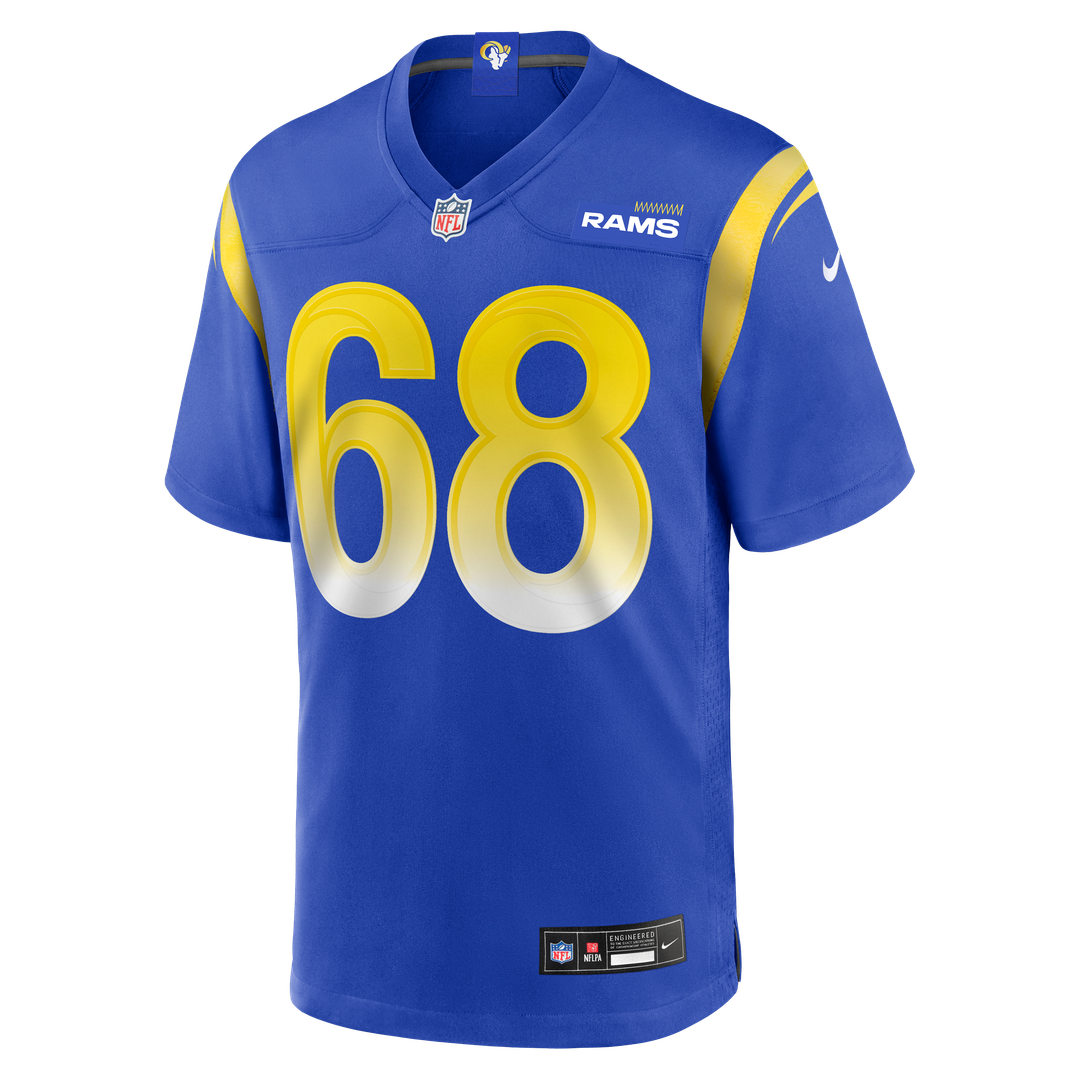 Mike McAllister Los Angeles Rams Home Game Jersey - Royal