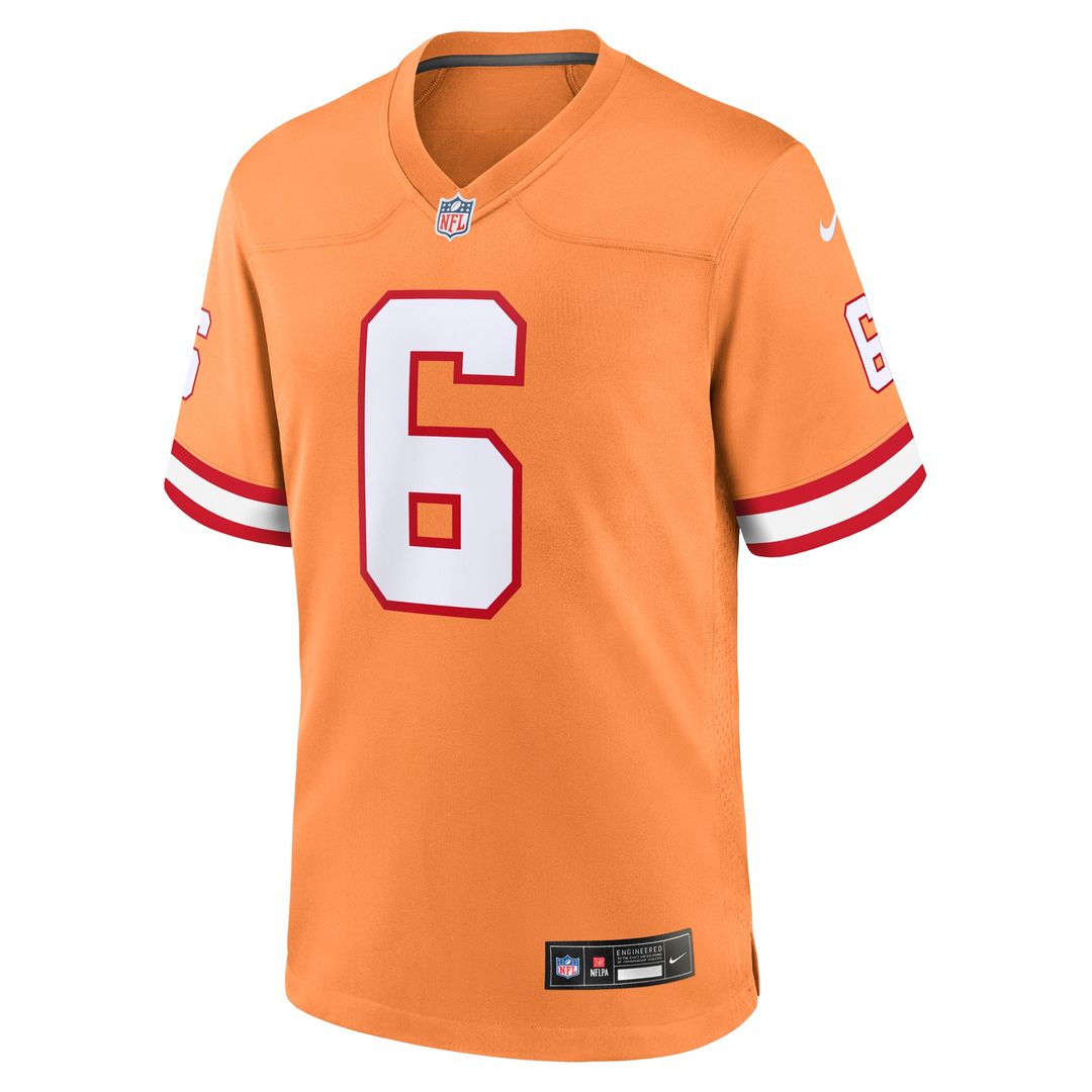 Baker Mayfield Tampa Bay Buccaneers Throwback Game Jersey - Orange