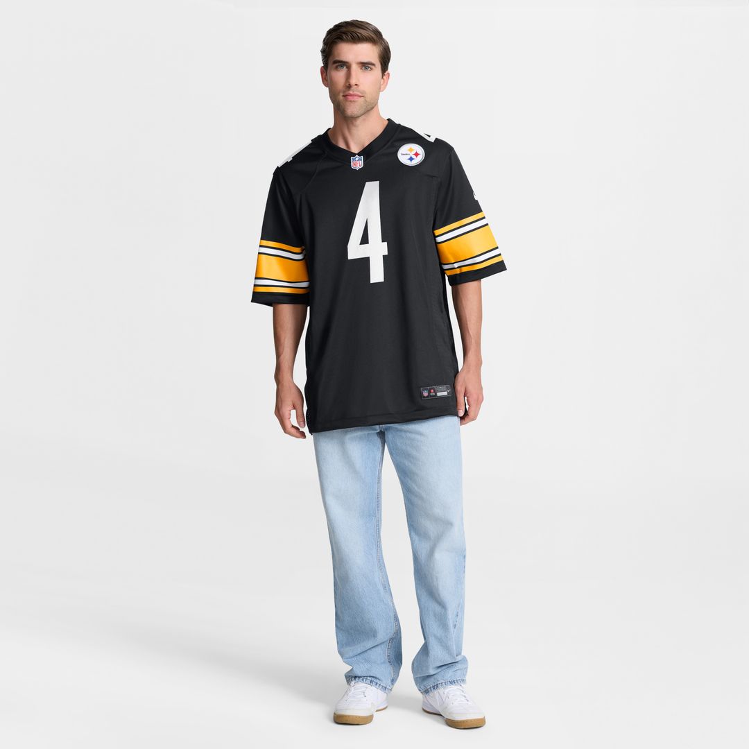 DK Metcalf Pittsburgh Steelers Game Player Jersey - Black