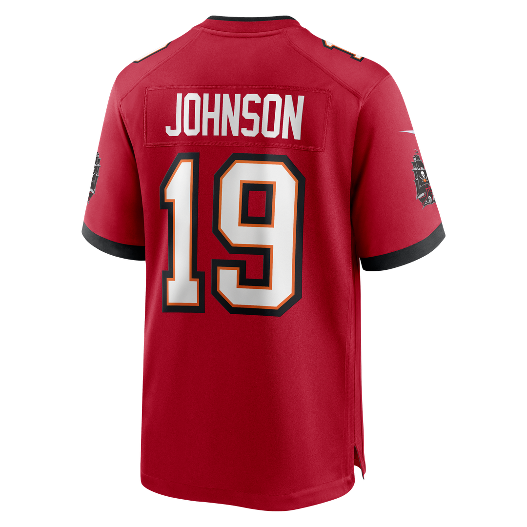 Keyshawn Johnson Tampa Bay Buccaneers Game Retired Player Jersey - Red