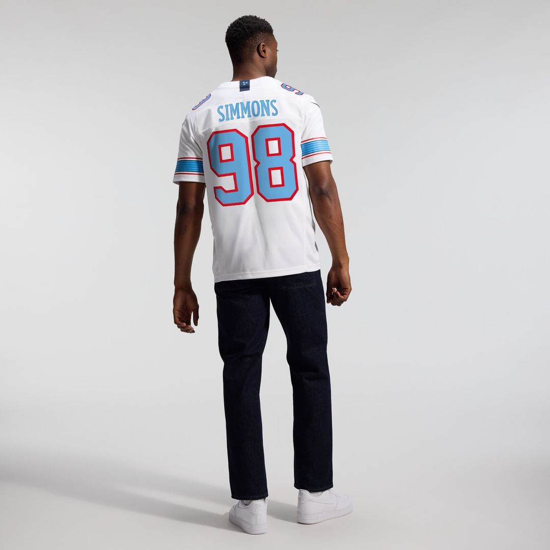 Jeffery Simmons Tennessee Titans Vapor F.U.S.E. Sewn Down Limited Jersey - Light Blue
