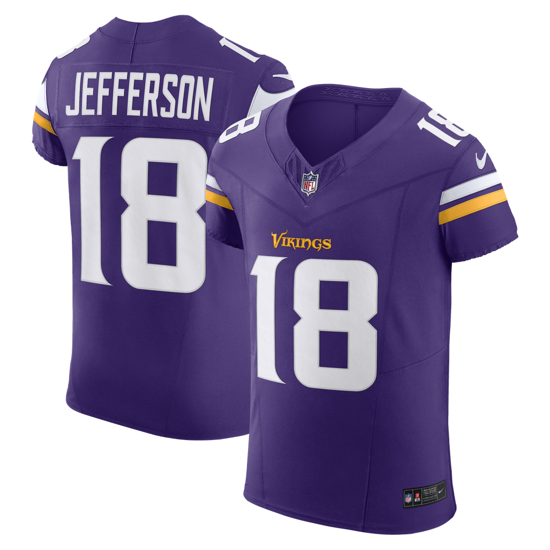 Justin Jefferson Minnesota Vikings Vapor F.U.S.E. Elite Jersey - Purple