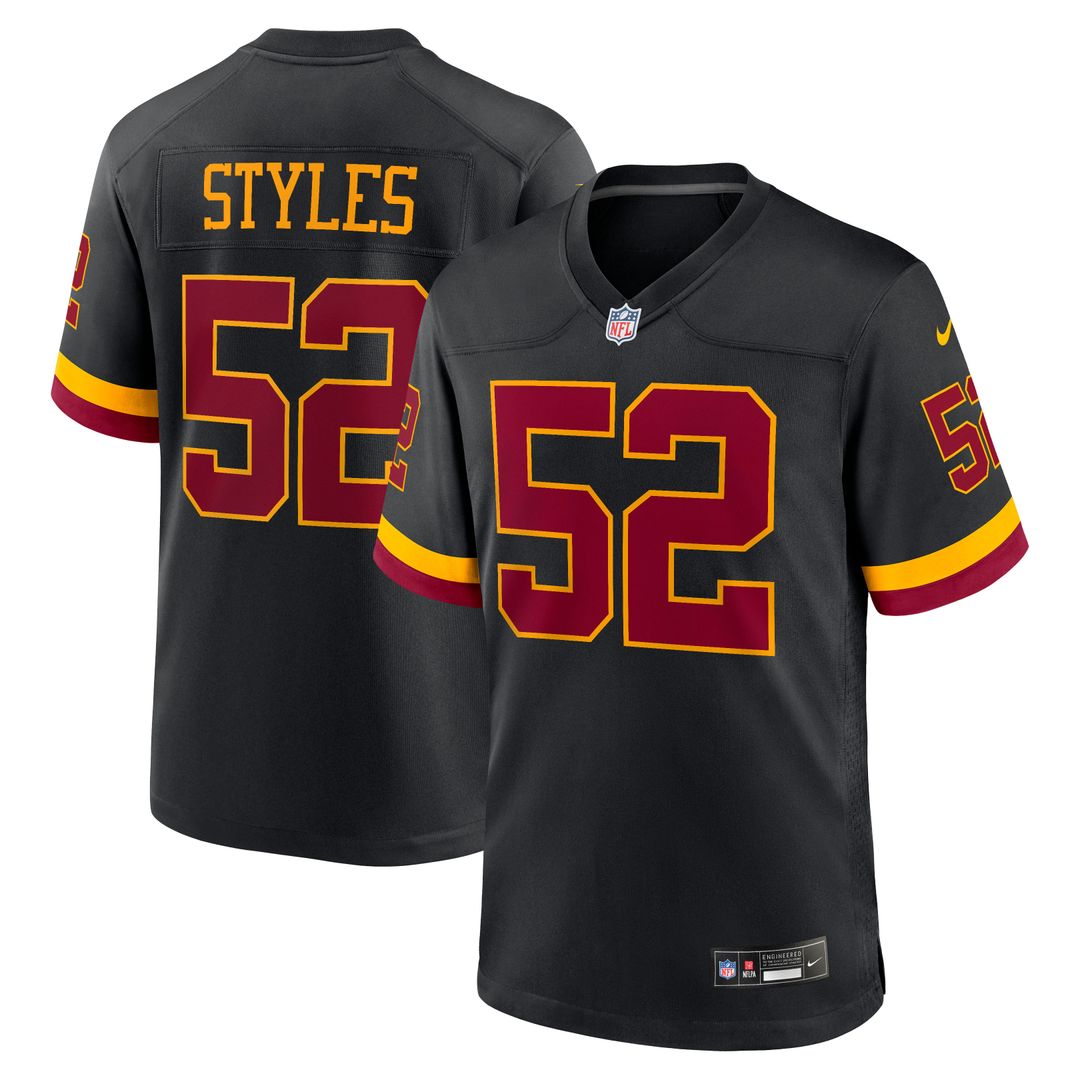 Sonny Styles Washington Commanders Game Player Jersey - Black