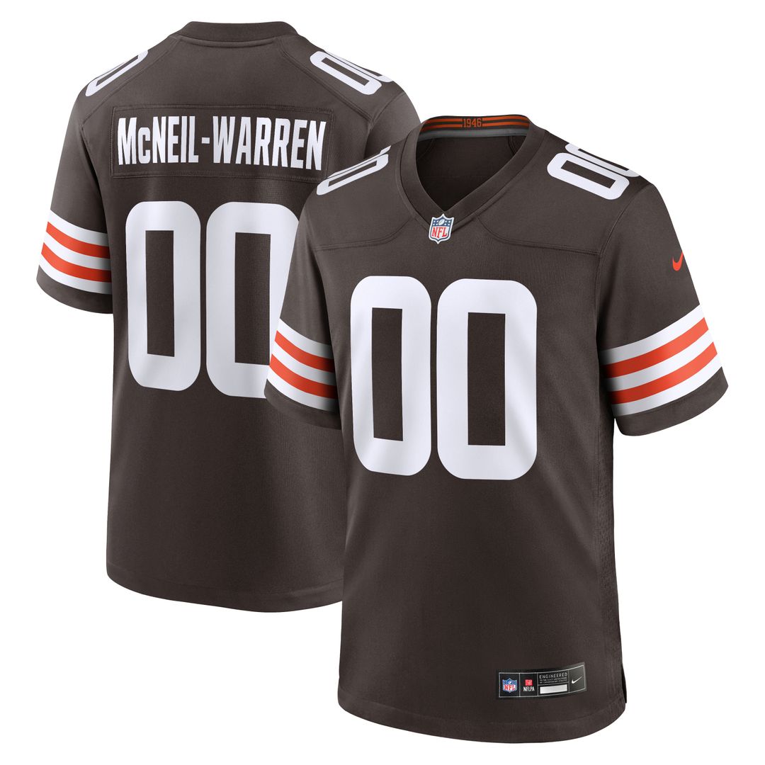 Emmanuel McNeil-Warren Cleveland Browns Game Jersey - Brown