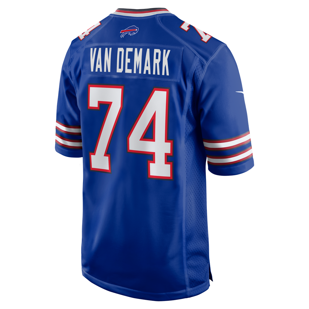 Ryan Van Demark Buffalo Bills Game Player Jersey - Royal