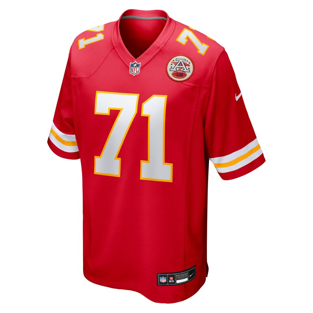 Josh Simmons Kansas City Chiefs Game Jersey - Red