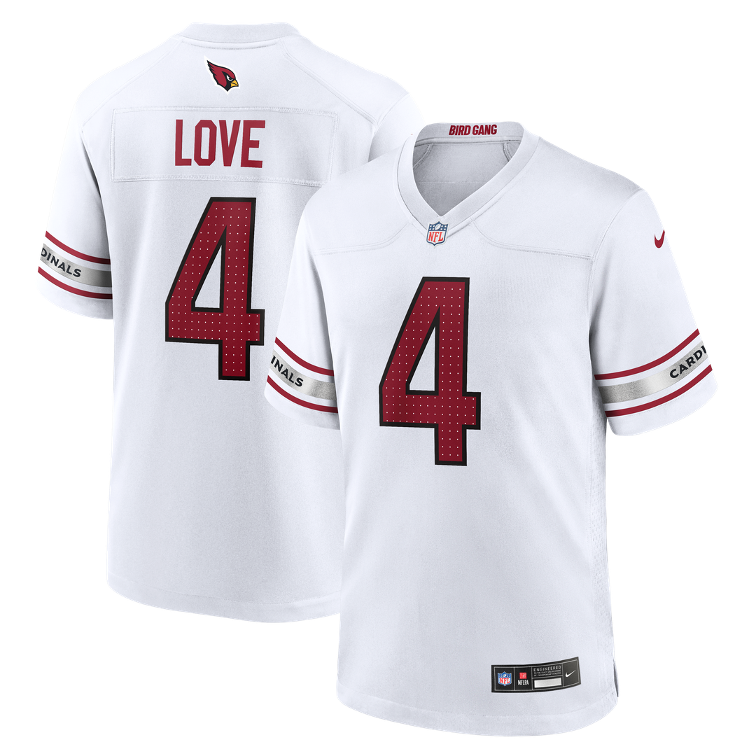Jeremiyah Love Arizona Cardinals 2026 NFL Draft First Round Pick No. 3 Team Game Jersey - Cardinal