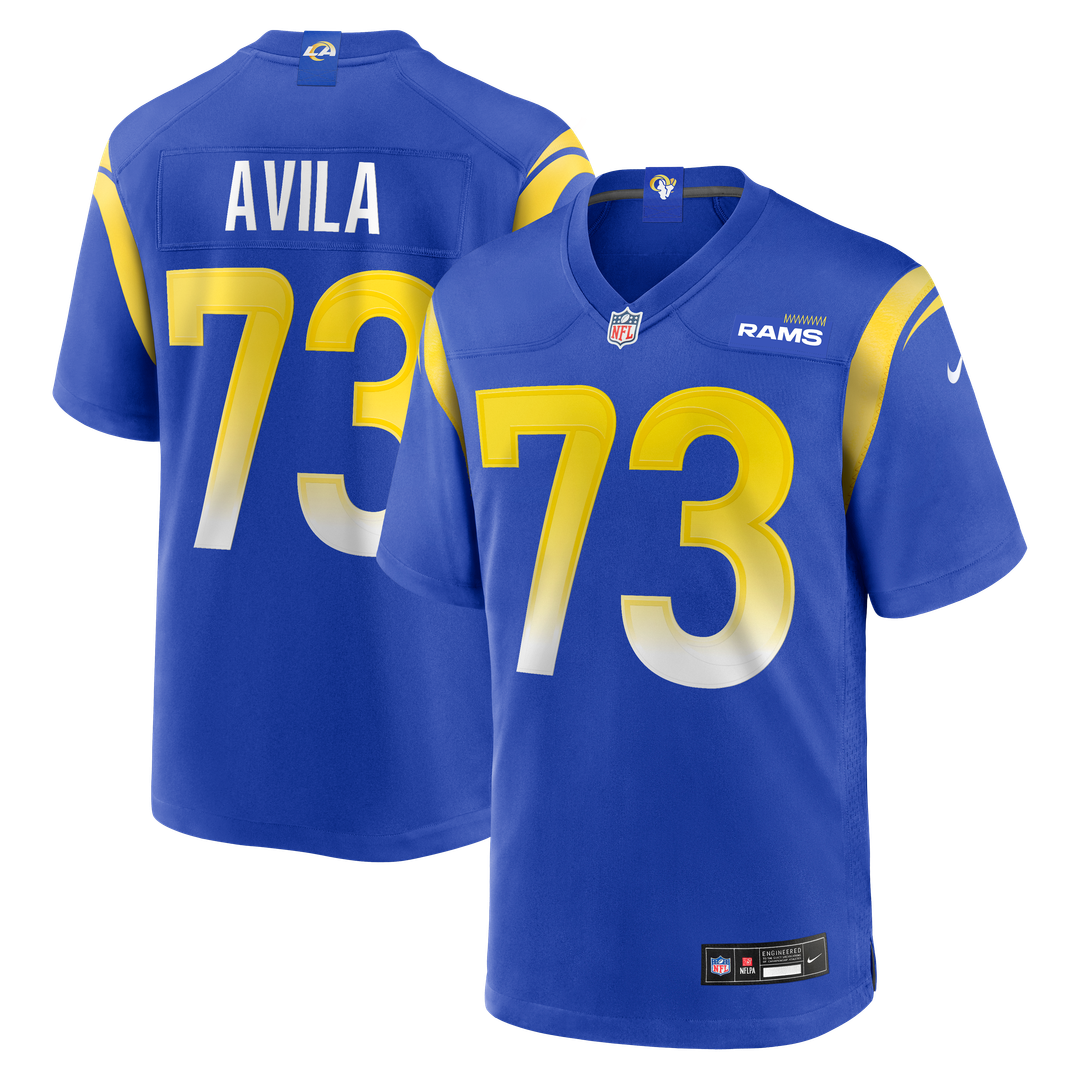 Steve Avila Los Angeles Rams Home Game Jersey - Royal
