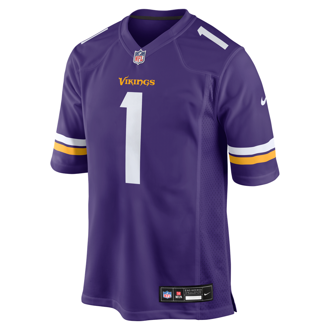 Number 1 Dad Minnesota Vikings Game Jersey - Purple