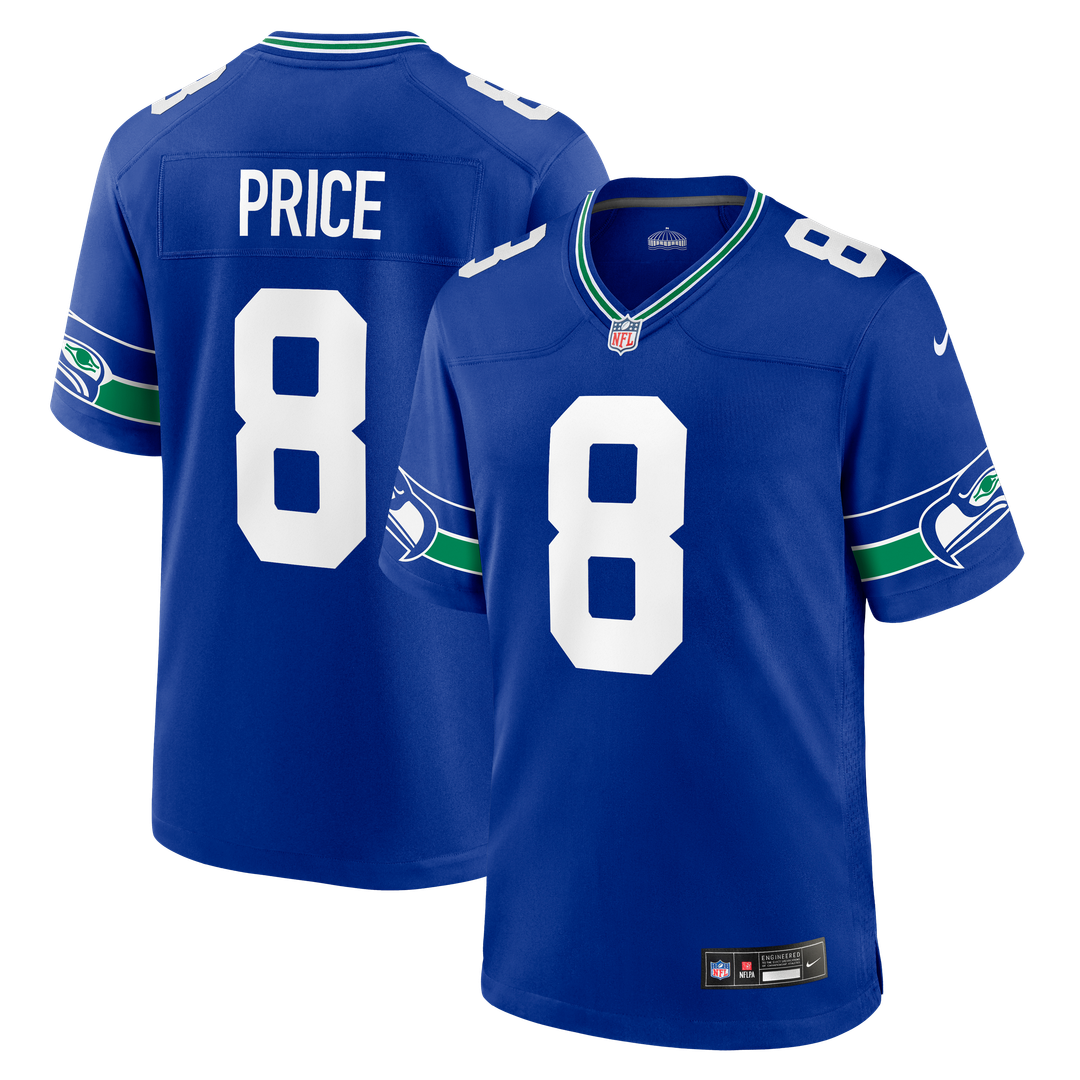 Jadarian Price Seattle Seahawks 2026 NFL Draft First Round Pick No. 32 Team Game Jersey - College Navy