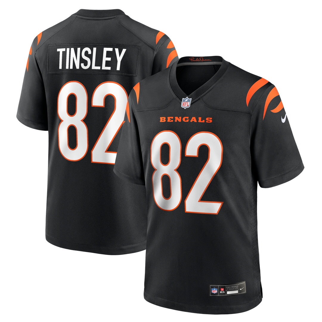 Mitchell Tinsley Cincinnati Bengals Team Game Jersey - Black