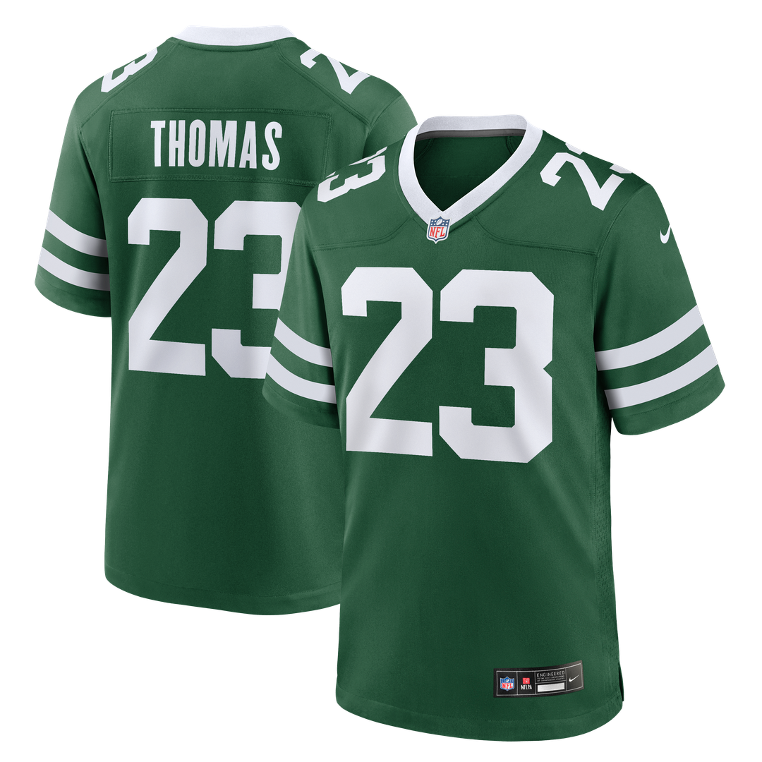 Azareye'h Thomas New York Jets Team Game Jersey - Legacy Green