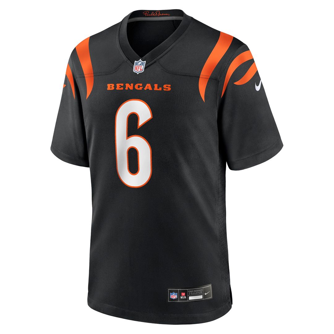 Bryan Cook Cincinnati Bengals Team Game Jersey - Black