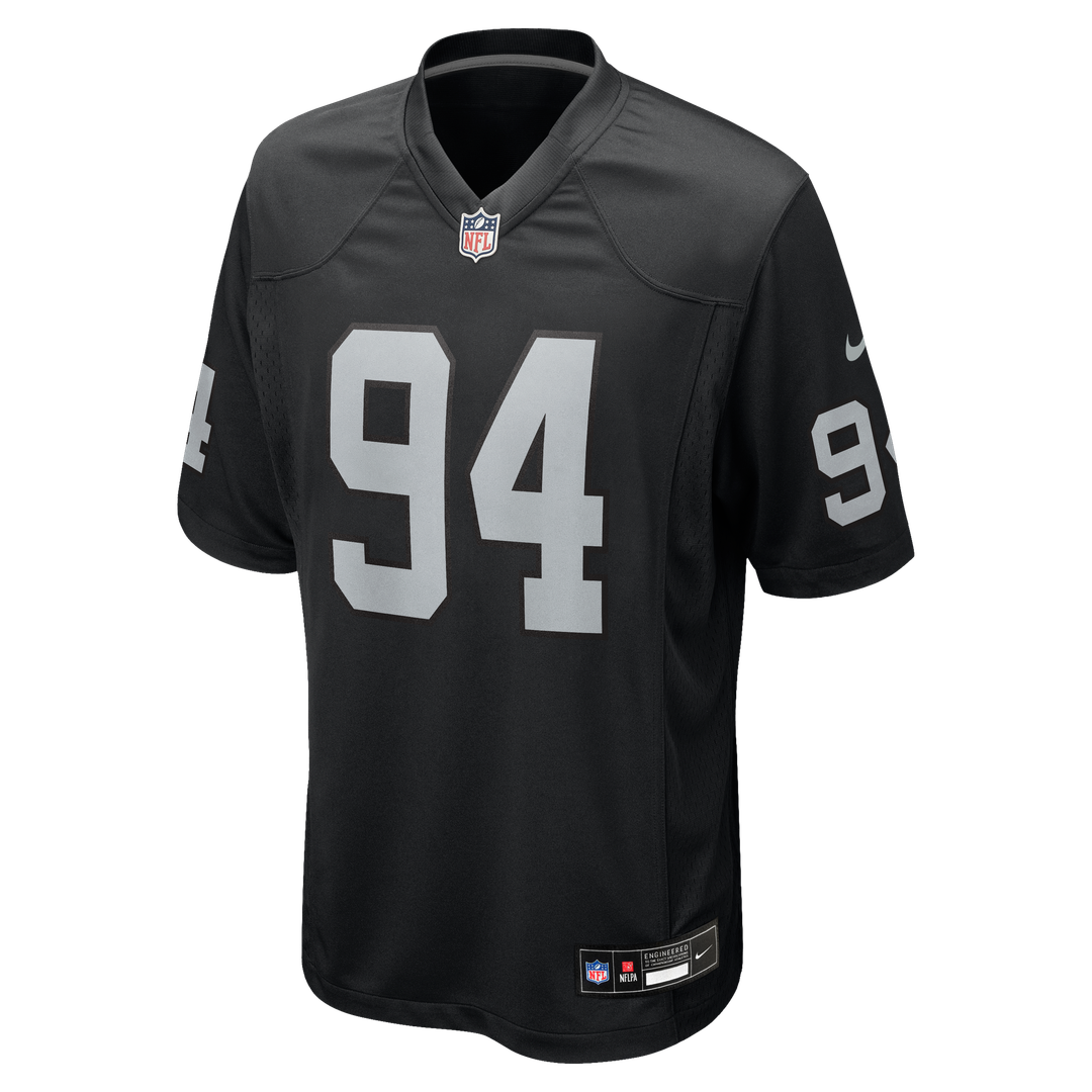 Christian Wilkins Las Vegas Raiders Team Game Jersey - Black