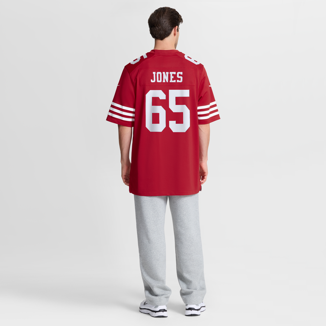 Robert Jones San Francisco 49ers Team Game Jersey - Scarlet