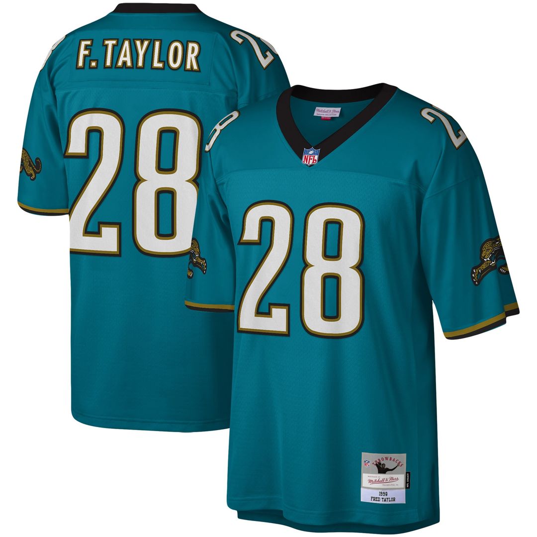 Fred Taylor Jacksonville Jaguars Legacy Replica Jersey - Teal