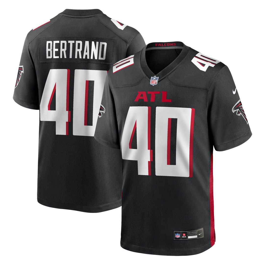 JD Bertrand Atlanta Falcons Team Game Jersey - Black