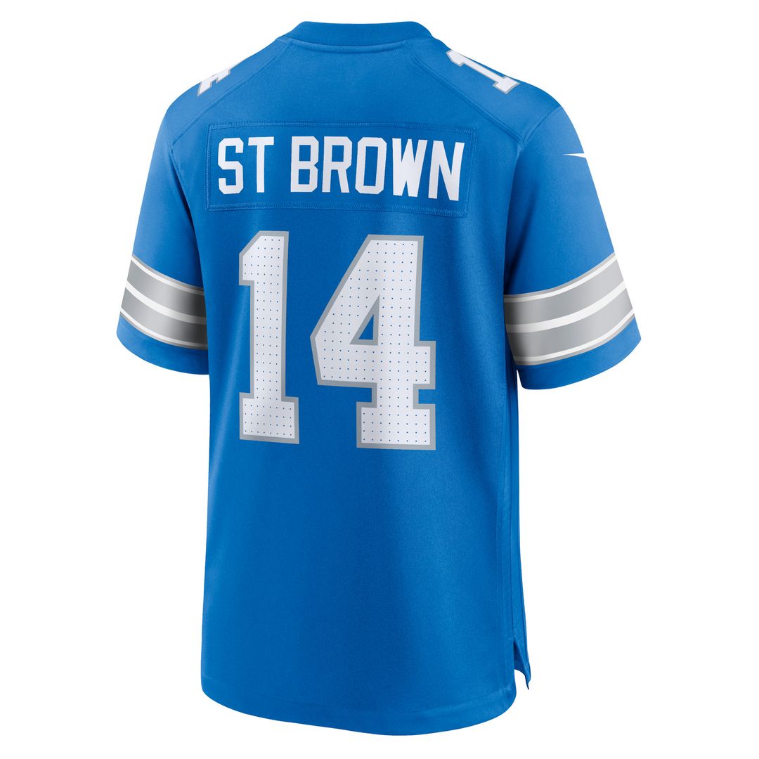 Amon-Ra St. Brown Detroit Lions Game Jersey - White