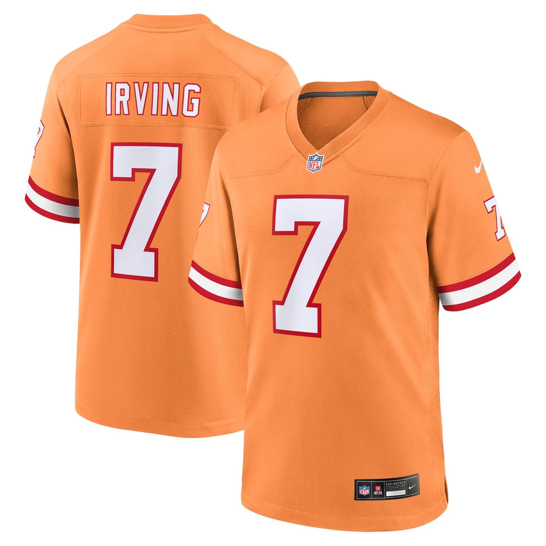 Bucky Irving Tampa Bay Buccaneers Game Jersey - Red