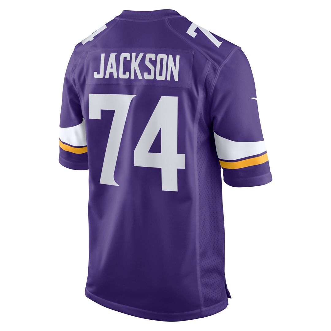 Donovan Jackson Minnesota Vikings Game Player Jersey - Purple
