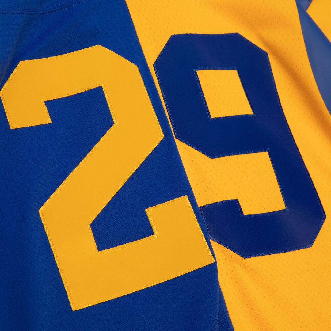 Eric Dickerson Los Angeles Rams 1984 Split Legacy Replica Jersey - Royal/Gold
