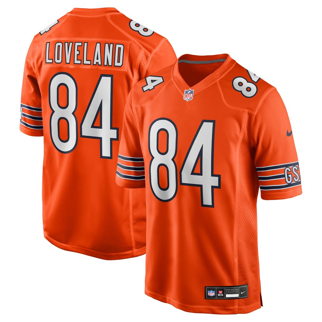 Colston Loveland Chicago Bears Team Game Jersey - Navy