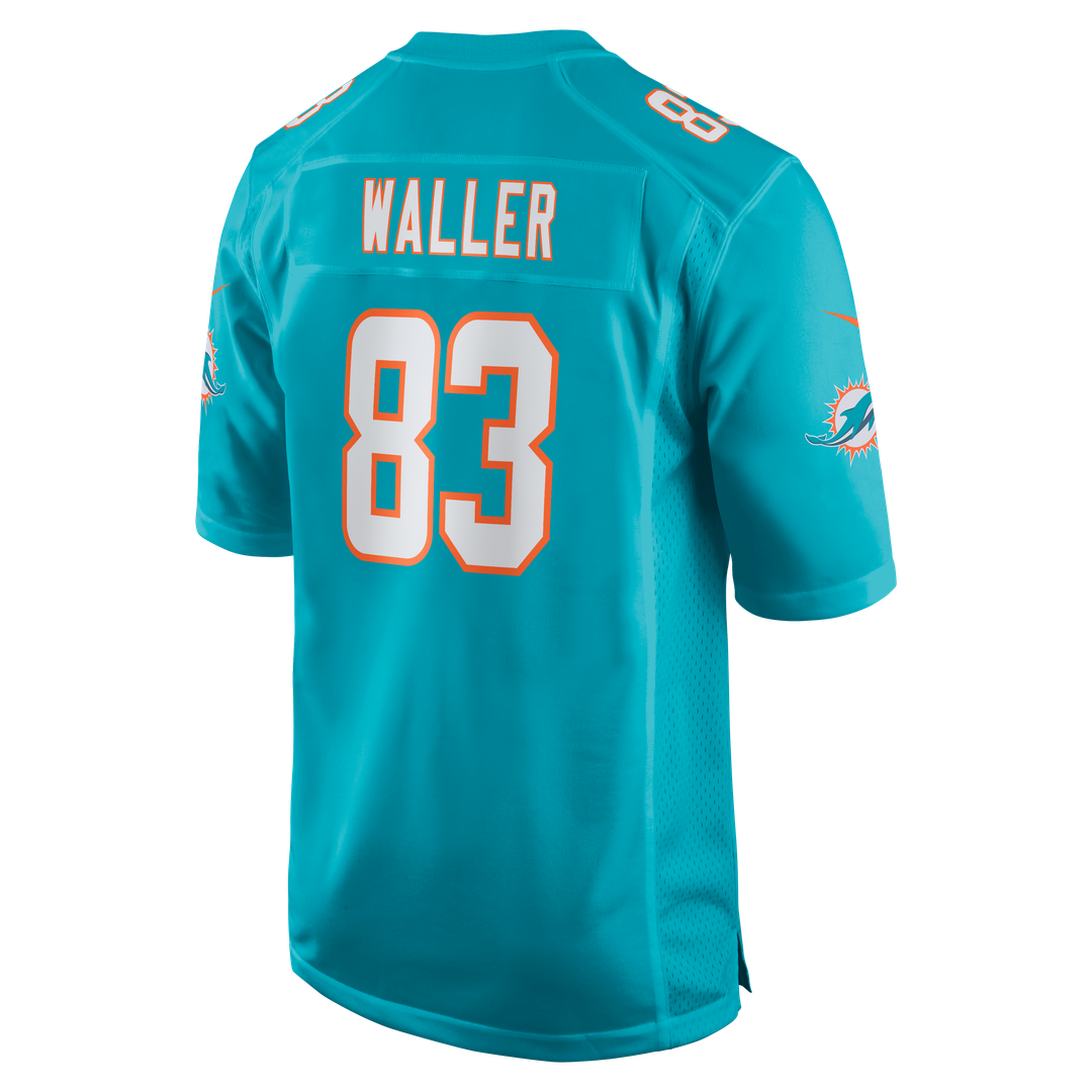 Darren Waller Miami Dolphins Team Game Jersey - Aqua
