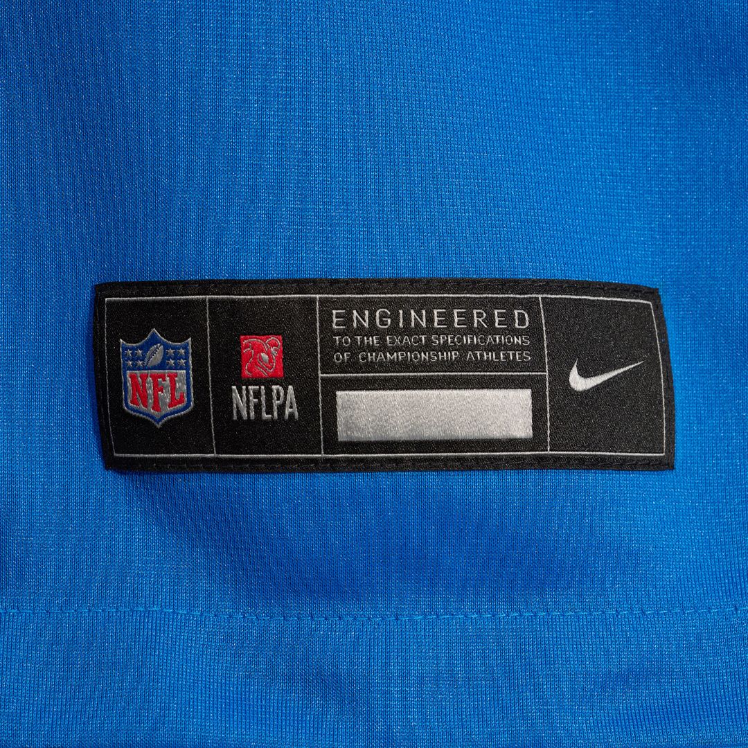 Isiah Pacheco Detroit Lions Team Game Jersey - Blue