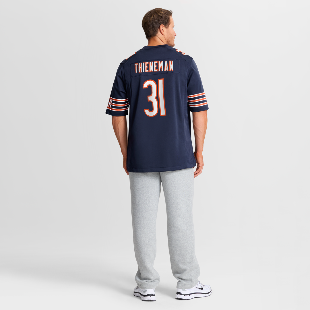 Dillon Thieneman Chicago Bears 2026 NFL Draft First Round Pick No. 25 Team Game Jersey - Navy