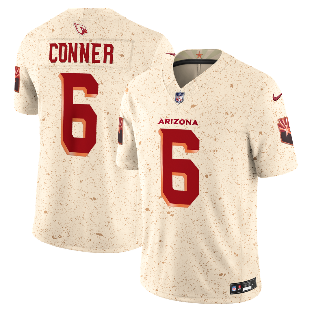 James Conner Arizona Cardinals 2025 Rivalries Collection Stitched Limited Jersey - Natural