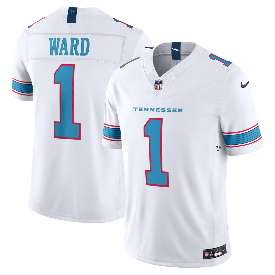 Cameron Ward Tennessee Titans Vapor F.U.S.E. Stitched Limited Jersey - White