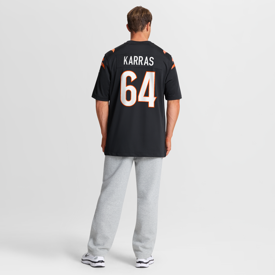 Ted Karras Cincinnati Bengals Game Player Jersey - Black