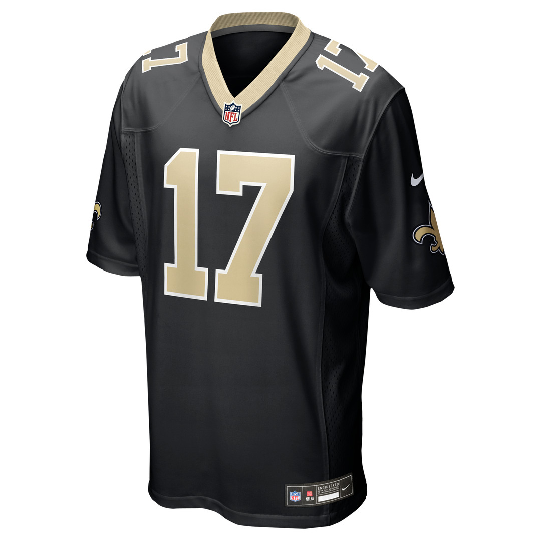Trey Palmer New Orleans Saints Team Game Jersey - Black