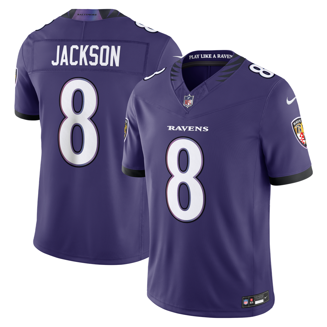 Lamar Jackson Baltimore Ravens Vapor F.U.S.E. Stitched Limited Jersey - White